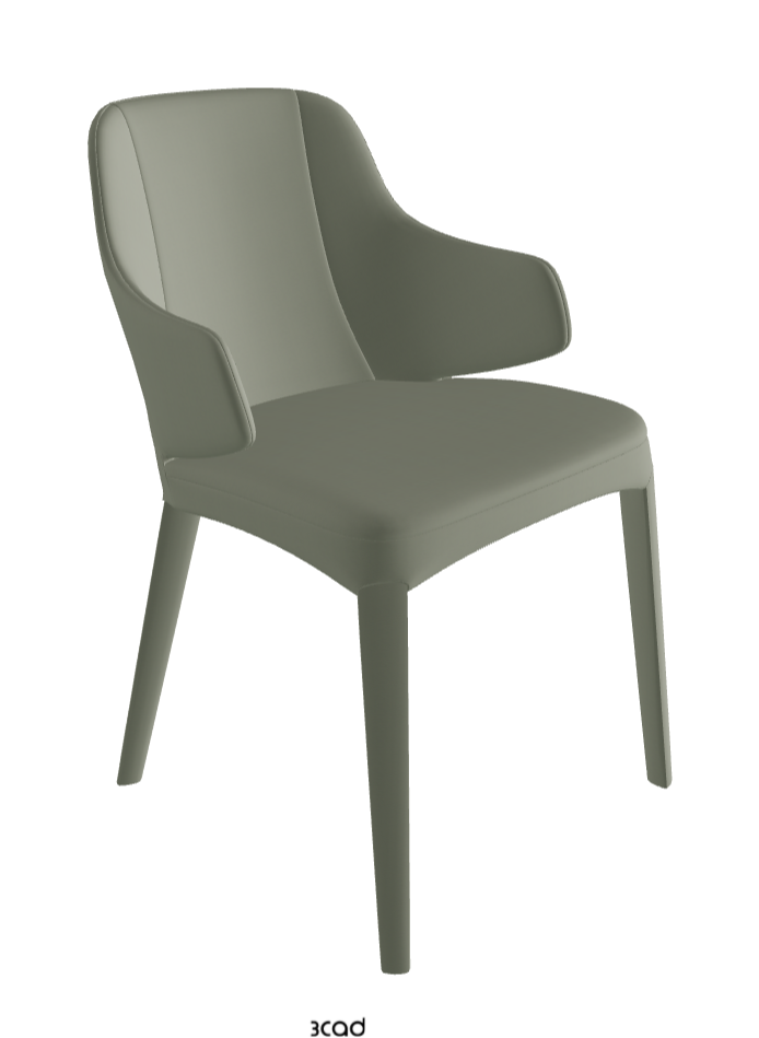 Wanda Dining Armchair_Soft Leather_Cenere