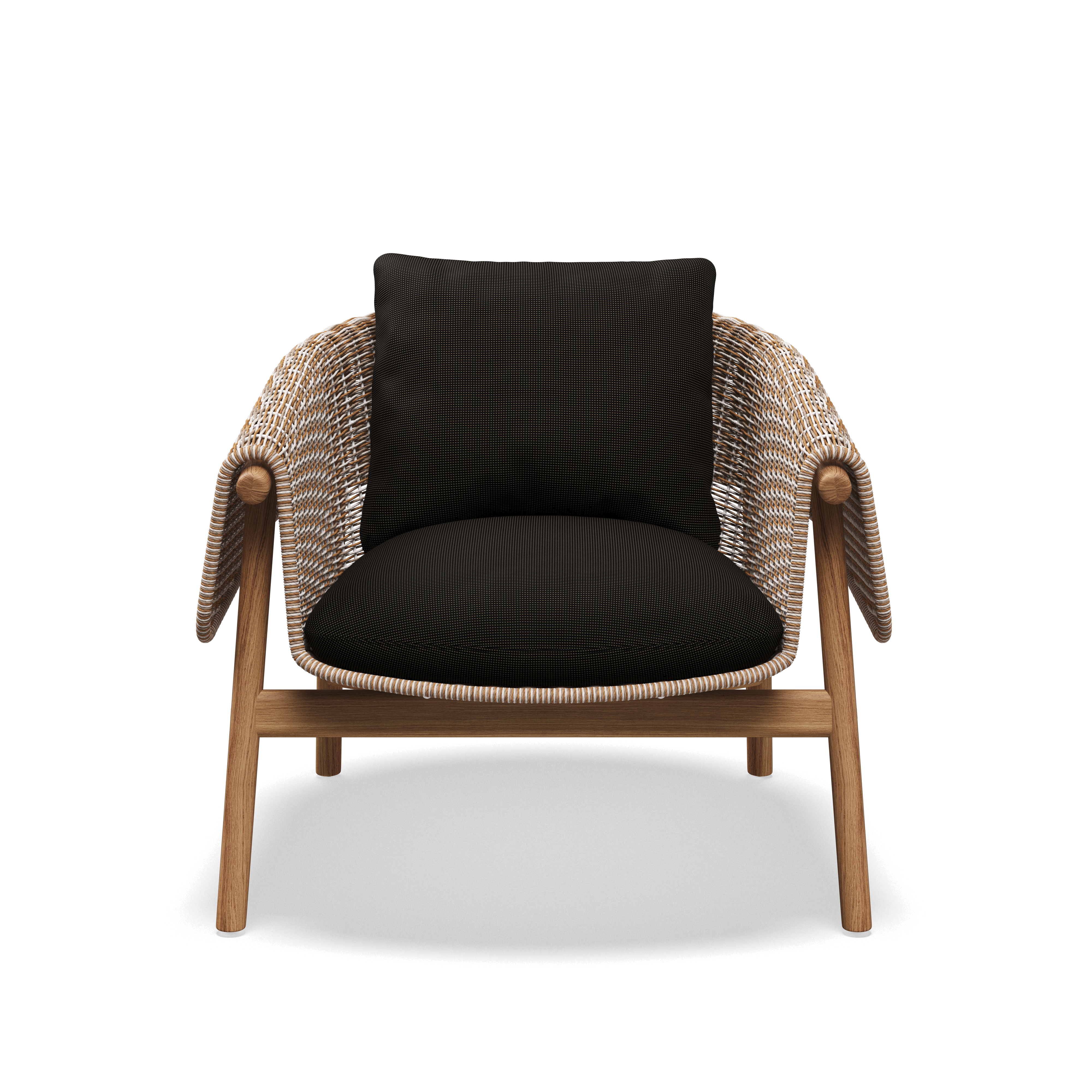Gloster Wrap Teak Lounge Chair