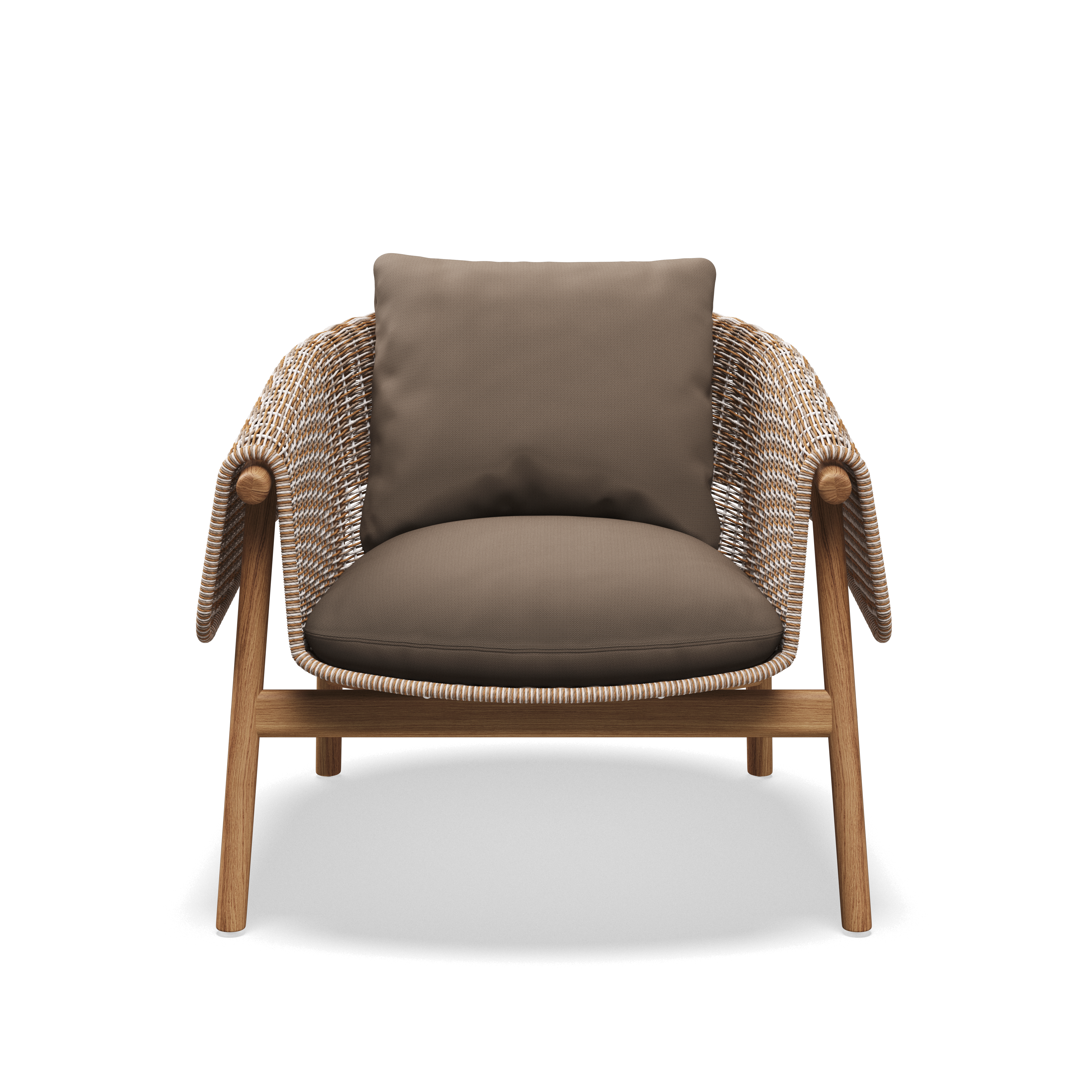 Gloster Wrap Teak Lounge Chair