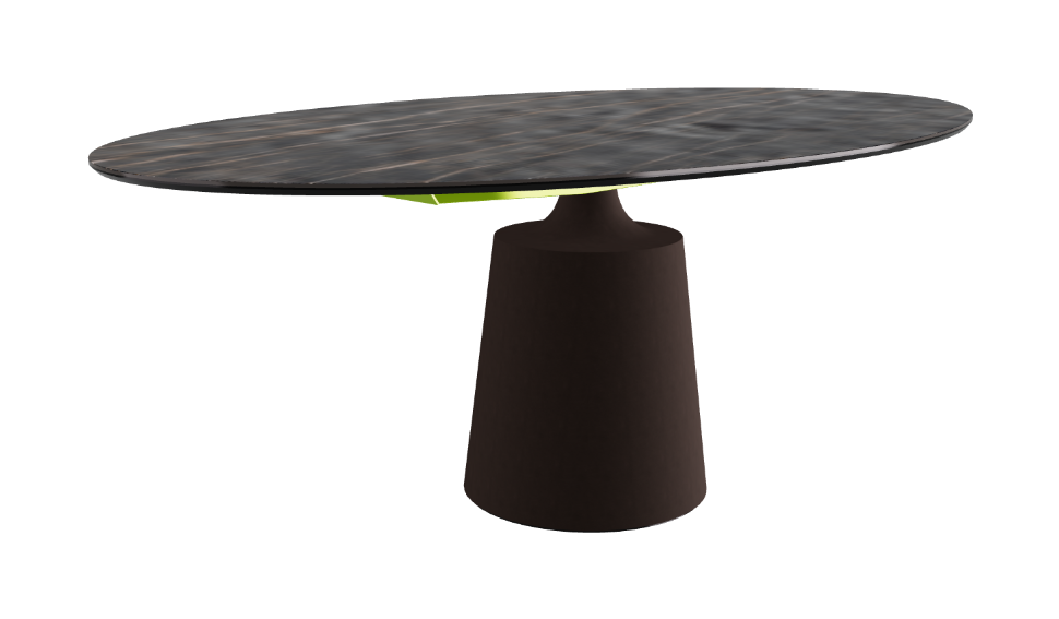 Cattelan Italia Yoda Keramik Oval & Barrel Shaped Dining Table