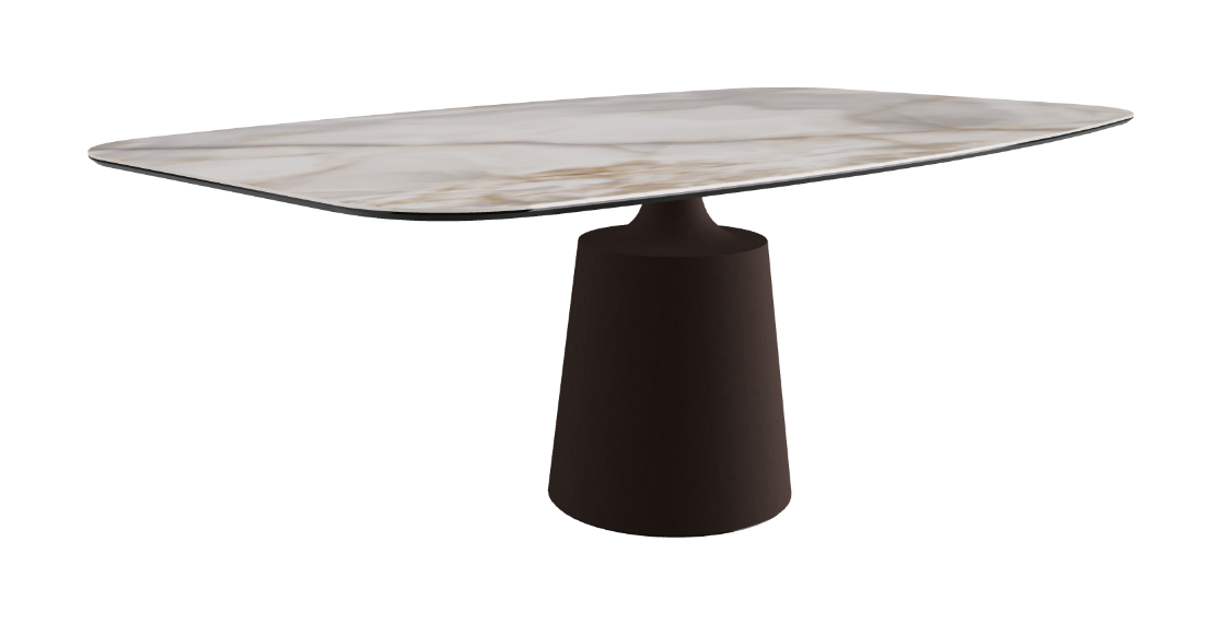 Cattelan Italia Yoda Keramik Oval & Barrel Shaped Dining Table