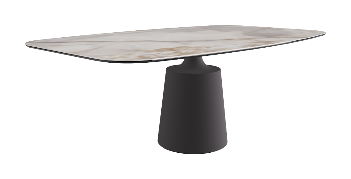 Cattelan Italia Yoda Keramik Oval & Barrel Shaped Dining Table