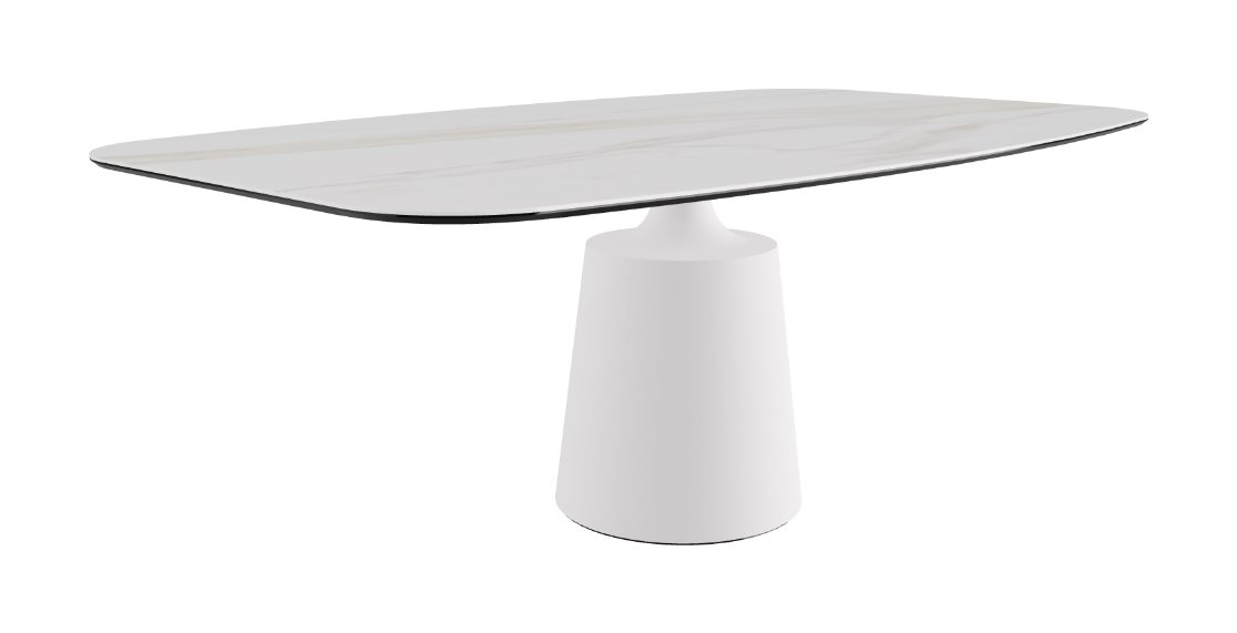 Cattelan Italia Yoda Keramik Oval & Barrel Shaped Dining Table