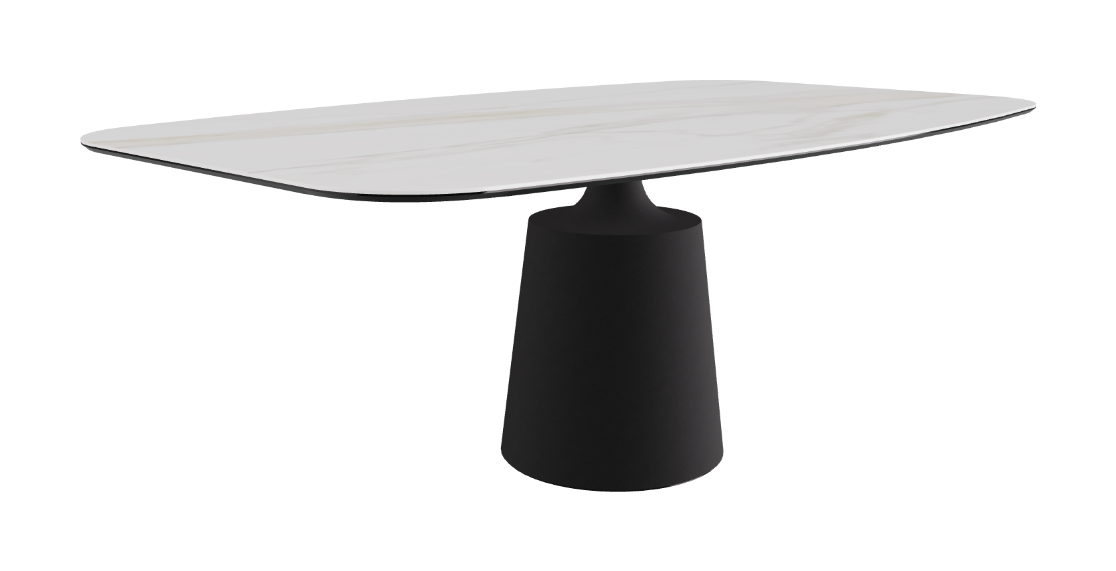 Cattelan Italia Yoda Keramik Oval & Barrel Shaped Dining Table