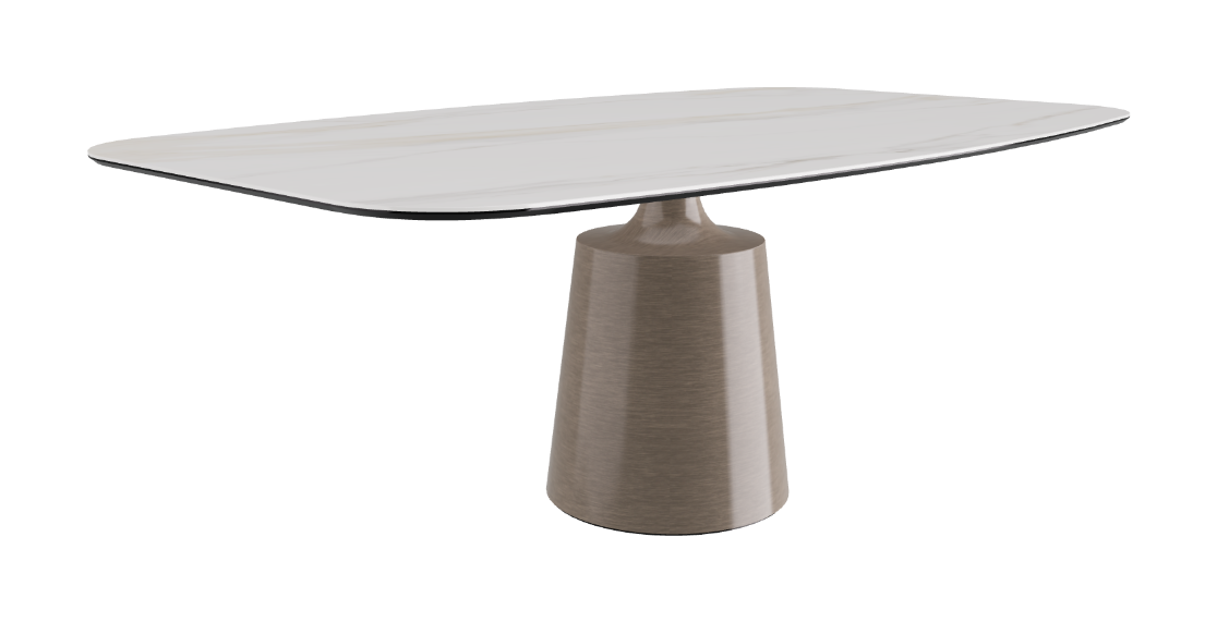 Cattelan Italia Yoda Keramik Oval & Barrel Shaped Dining Table