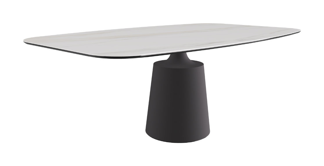 Cattelan Italia Yoda Keramik Oval & Barrel Shaped Dining Table