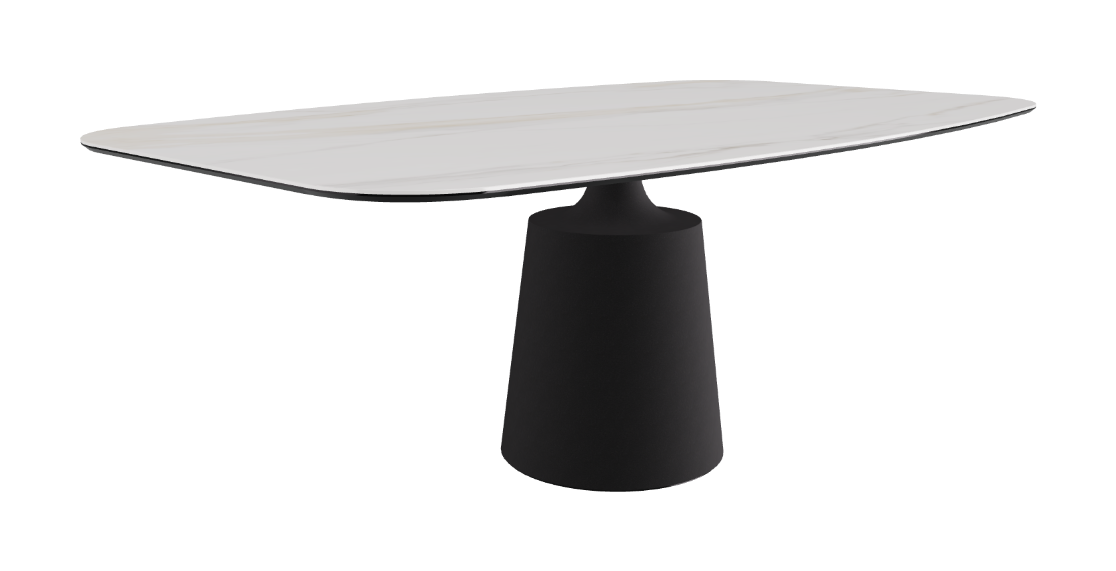 Cattelan Italia Yoda Keramik Oval & Barrel Shaped Dining Table
