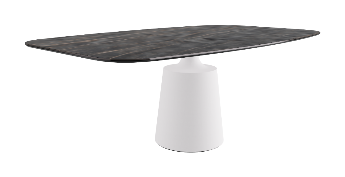 Cattelan Italia Yoda Keramik Oval & Barrel Shaped Dining Table