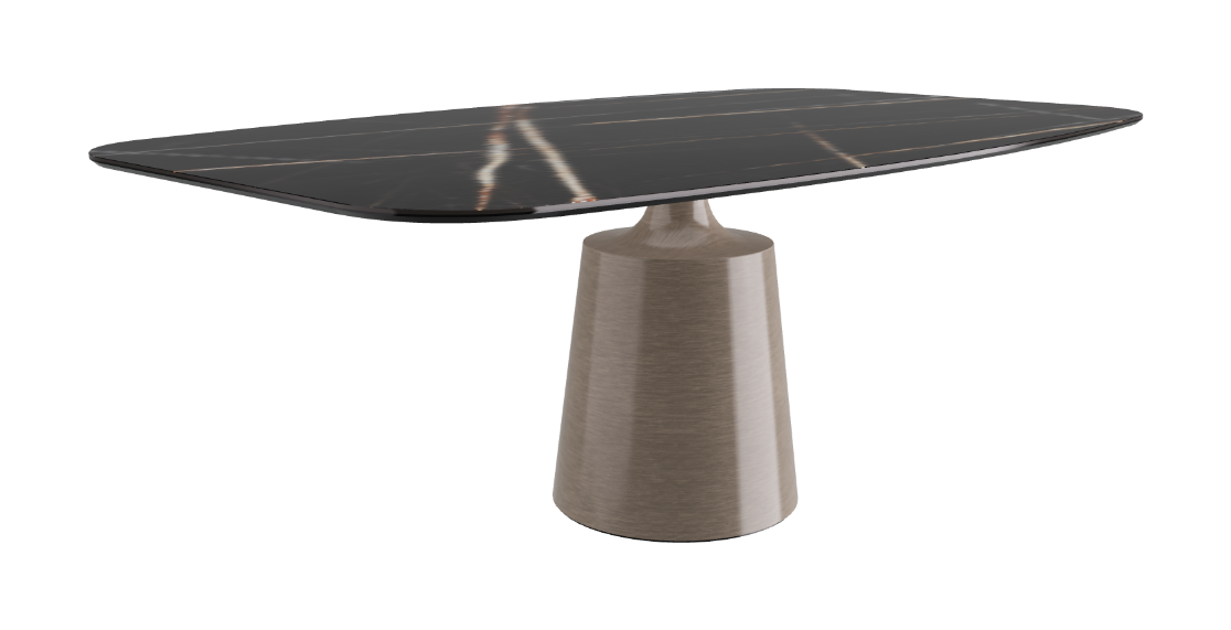 Cattelan Italia Yoda Keramik Oval & Barrel Shaped Dining Table