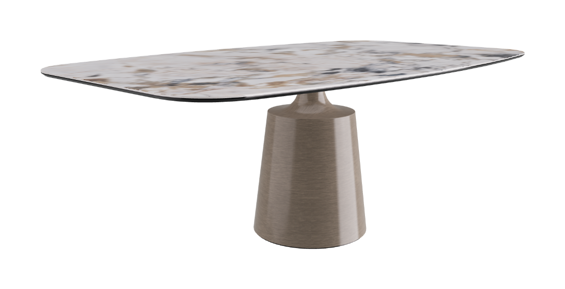 Cattelan Italia Yoda Keramik Oval & Barrel Shaped Dining Table