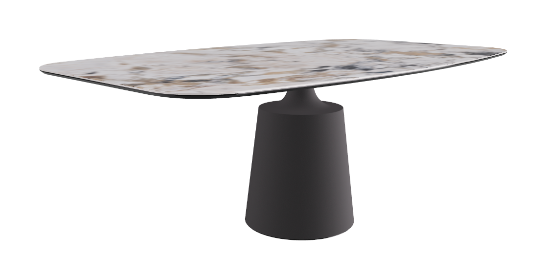 Cattelan Italia Yoda Keramik Oval & Barrel Shaped Dining Table