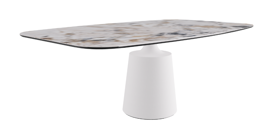 Cattelan Italia Yoda Keramik Oval & Barrel Shaped Dining Table