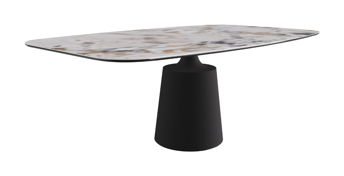 Cattelan Italia Yoda Keramik Oval & Barrel Shaped Dining Table