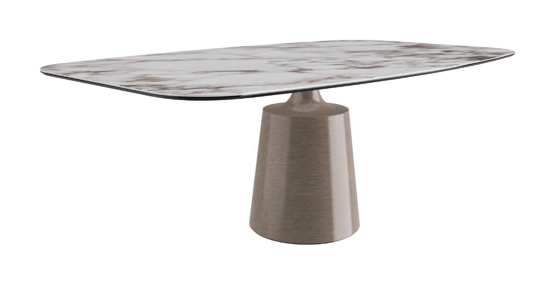 Cattelan Italia Yoda Keramik Oval & Barrel Shaped Dining Table