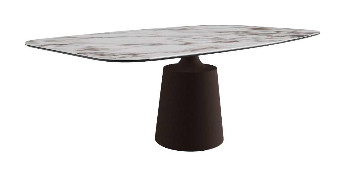 Cattelan Italia Yoda Keramik Oval & Barrel Shaped Dining Table