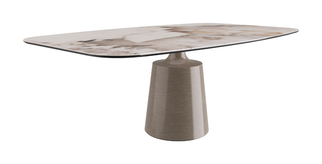 Cattelan Italia Yoda Keramik Oval & Barrel Shaped Dining Table