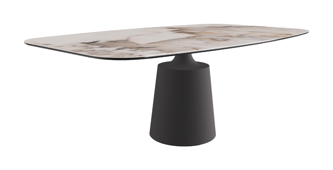Cattelan Italia Yoda Keramik Oval & Barrel Shaped Dining Table