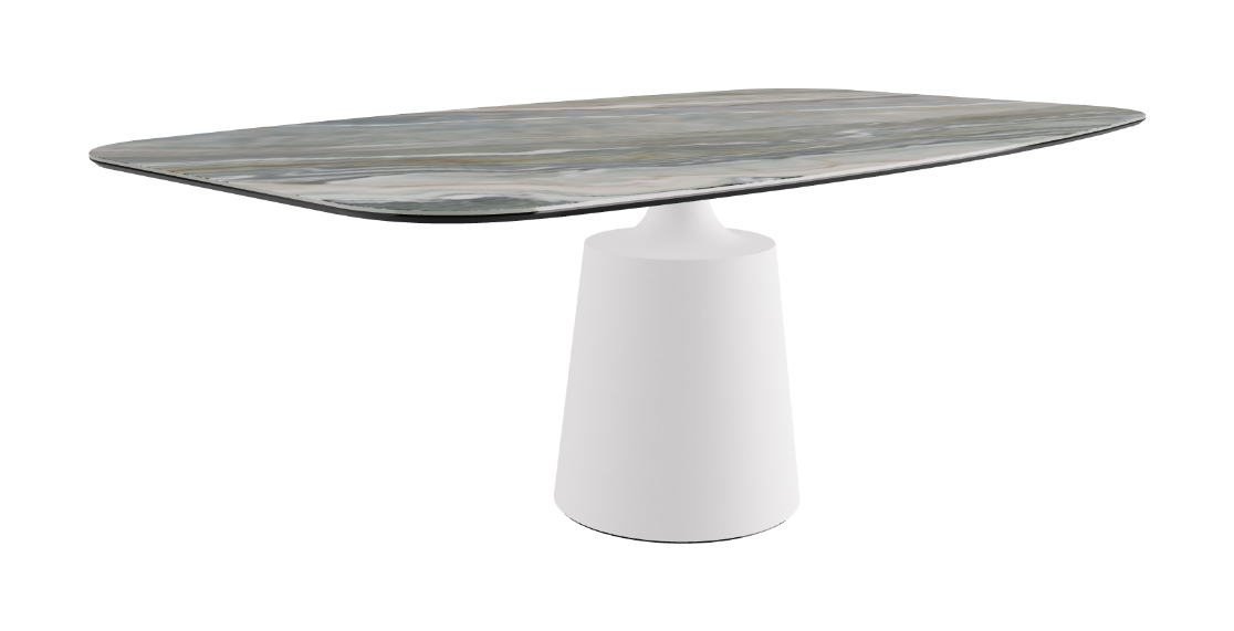 Cattelan Italia Yoda Keramik Oval & Barrel Shaped Dining Table