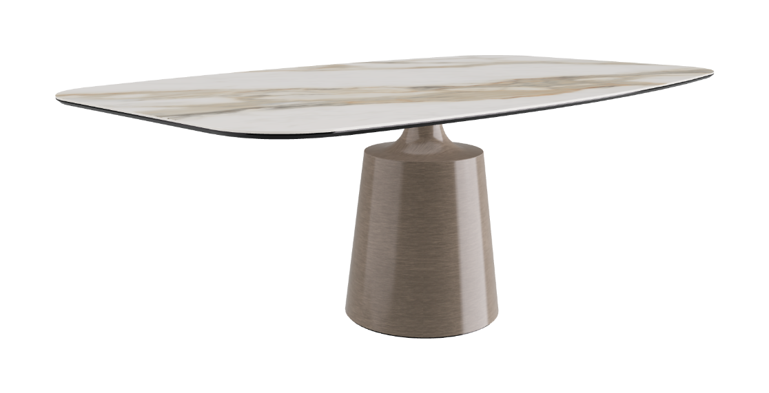 Cattelan Italia Yoda Keramik Oval & Barrel Shaped Dining Table