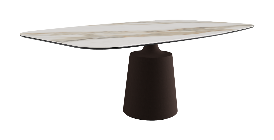 Cattelan Italia Yoda Keramik Oval & Barrel Shaped Dining Table