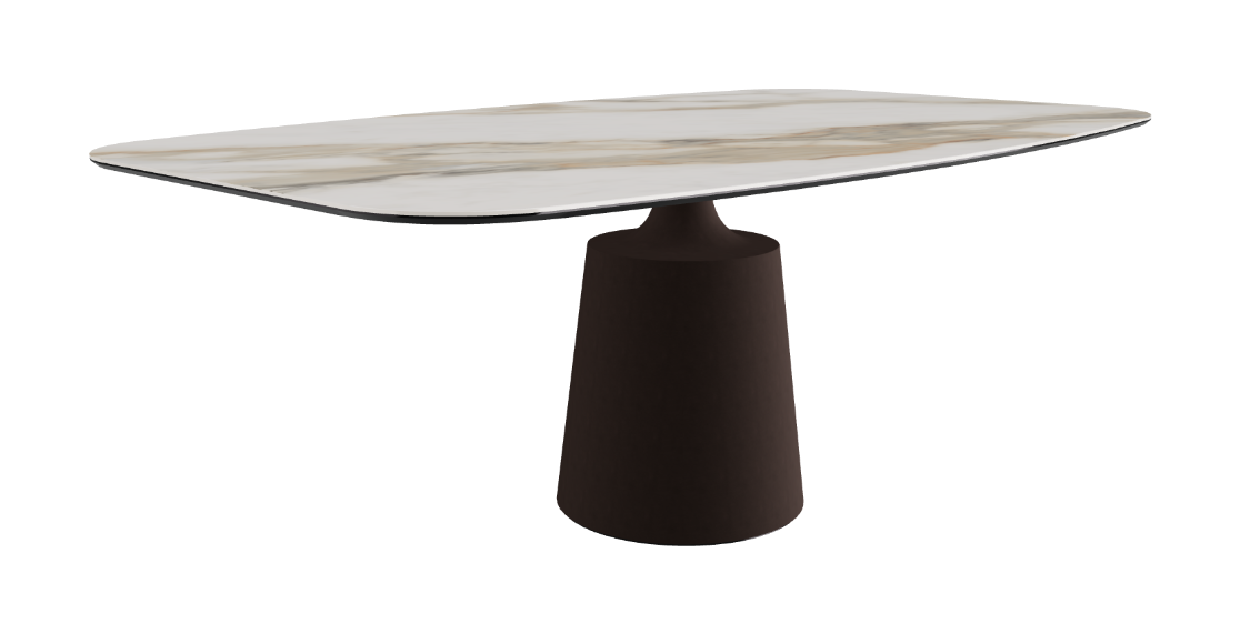 Cattelan Italia Yoda Keramik Oval & Barrel Shaped Dining Table