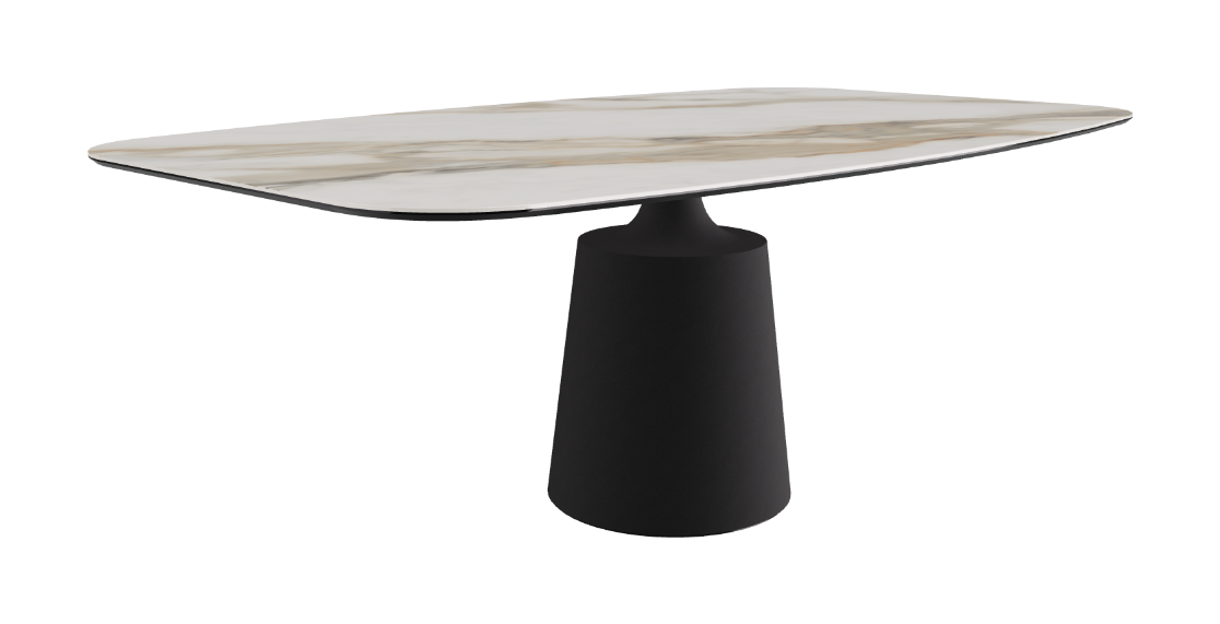 Cattelan Italia Yoda Keramik Oval & Barrel Shaped Dining Table