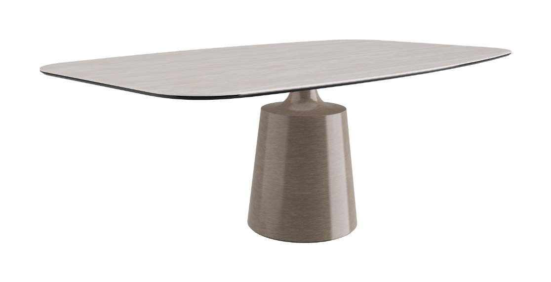 Cattelan Italia Yoda Keramik Oval & Barrel Shaped Dining Table