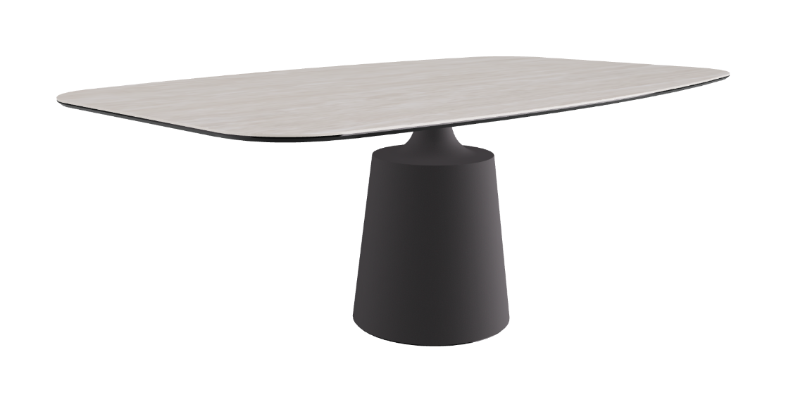 Cattelan Italia Yoda Keramik Oval & Barrel Shaped Dining Table