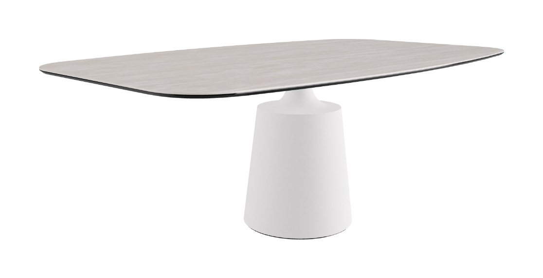 Cattelan Italia Yoda Keramik Oval & Barrel Shaped Dining Table