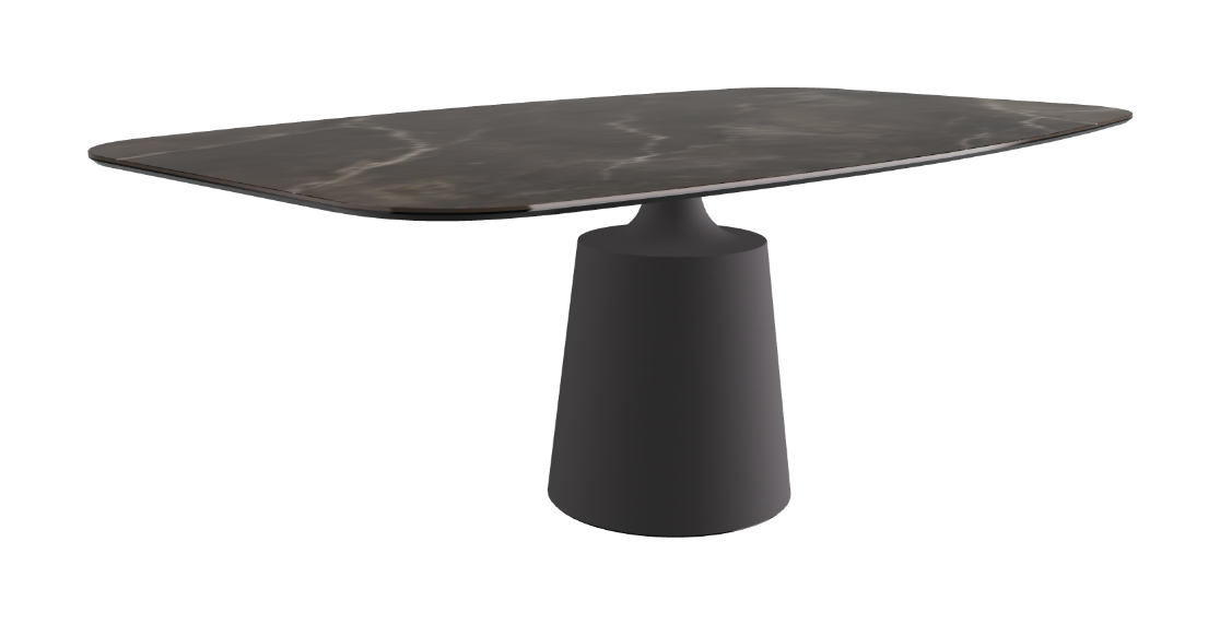 Cattelan Italia Yoda Keramik Oval & Barrel Shaped Dining Table