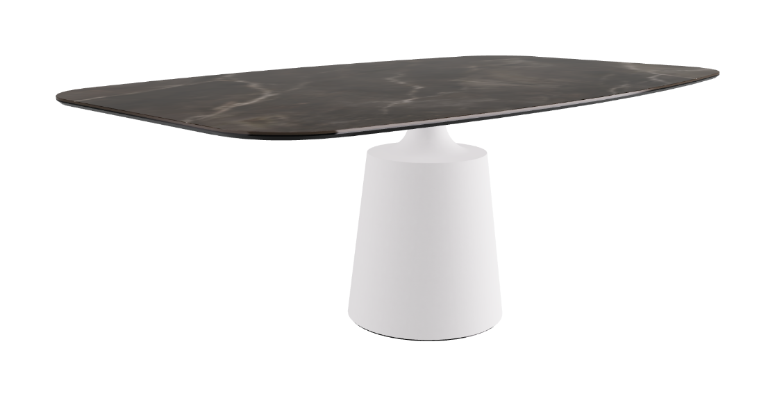 Cattelan Italia Yoda Keramik Oval & Barrel Shaped Dining Table
