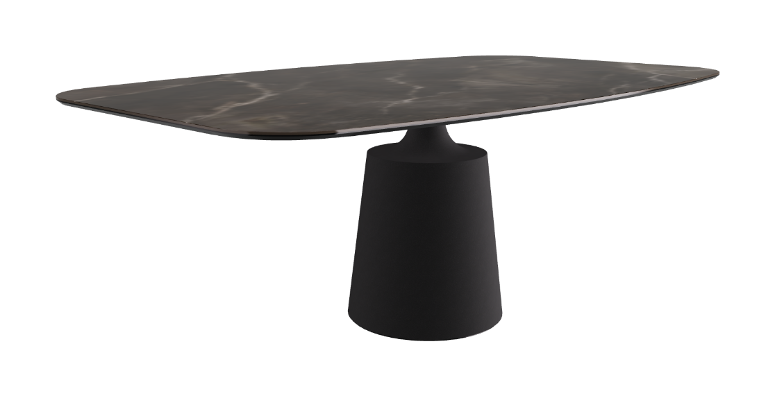 Cattelan Italia Yoda Keramik Oval & Barrel Shaped Dining Table