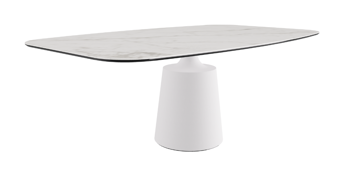 Cattelan Italia Yoda Keramik Oval & Barrel Shaped Dining Table