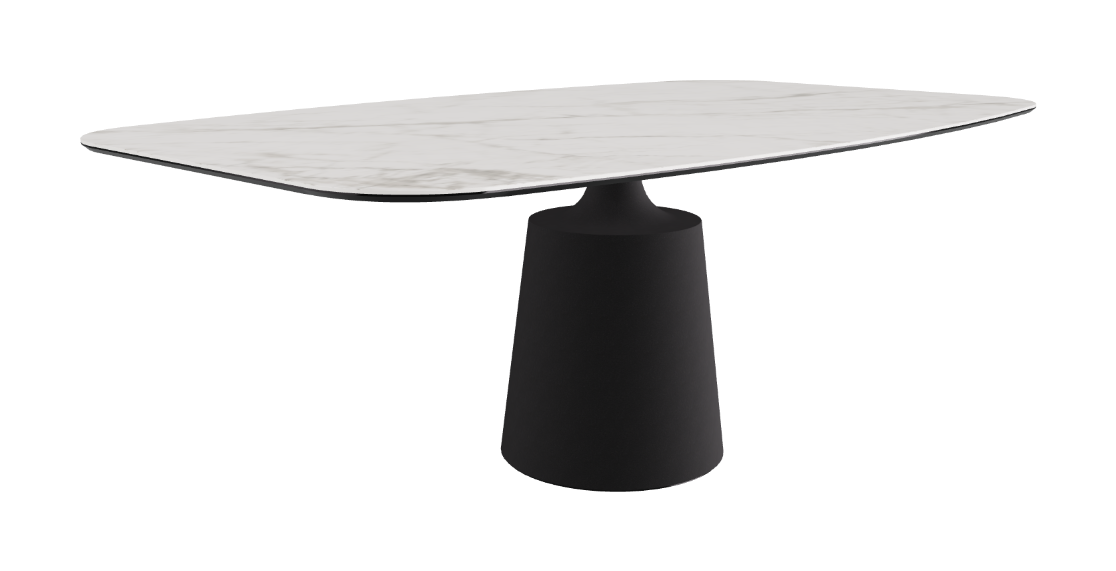 Cattelan Italia Yoda Keramik Oval & Barrel Shaped Dining Table