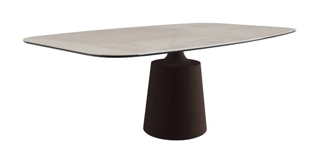 Cattelan Italia Yoda Keramik Oval & Barrel Shaped Dining Table