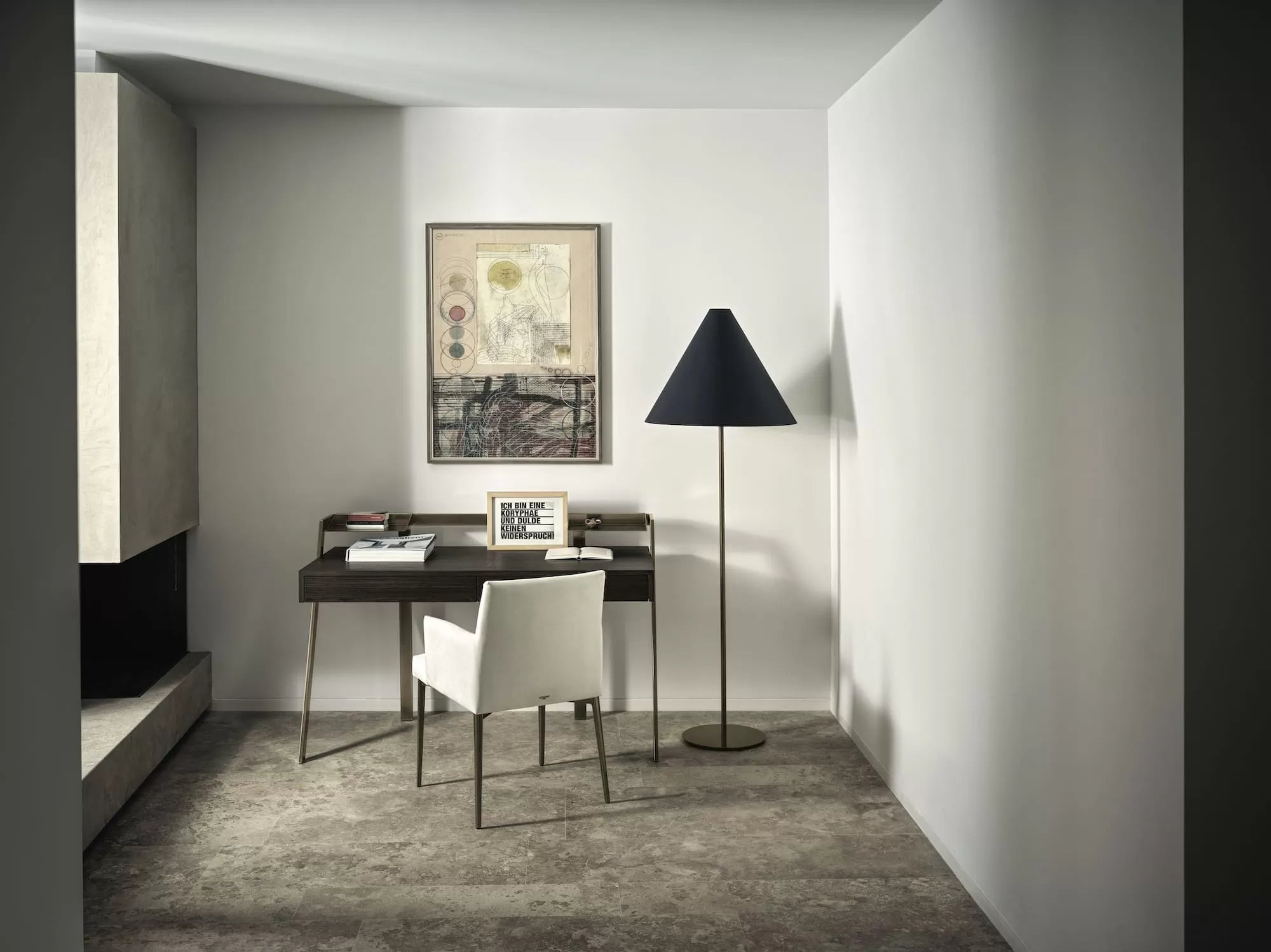 Bontempi Casa Mila With Arms And Metal Frame