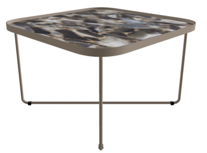 Cattelan Italia Benny Keramik Coffee Table ◻60x60x38h