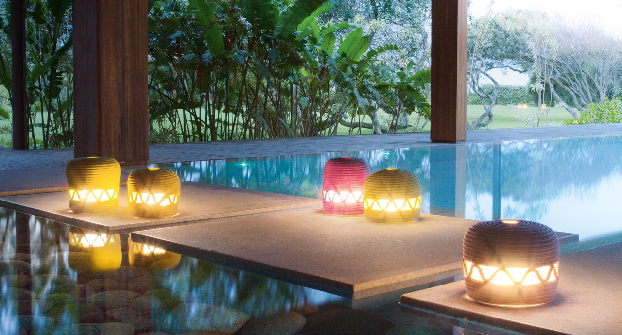 Paola Lenti Agadir Floor And Table Lanterns