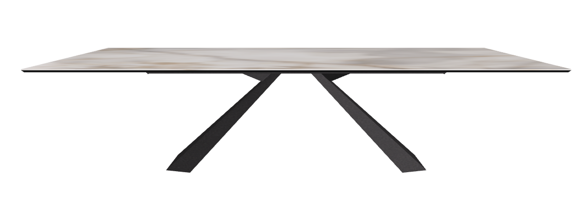 300x120x73h Rectangle Shaped_Alabastro_Black Embossed