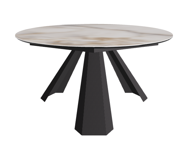 Diameter 140 x Height 73 cm_Alabastro_Black Embossed