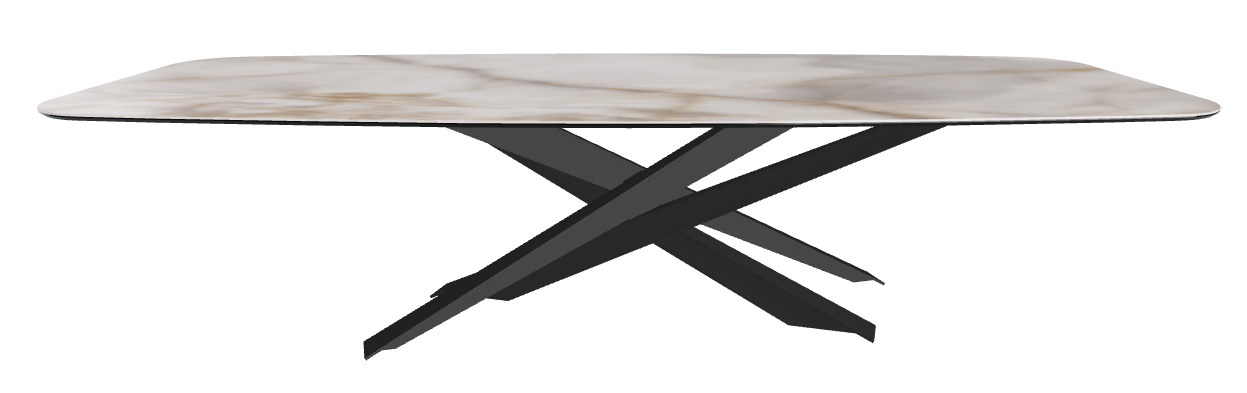 300x120x74.5h Barrel Shaped_Alabastro_Black Embossed