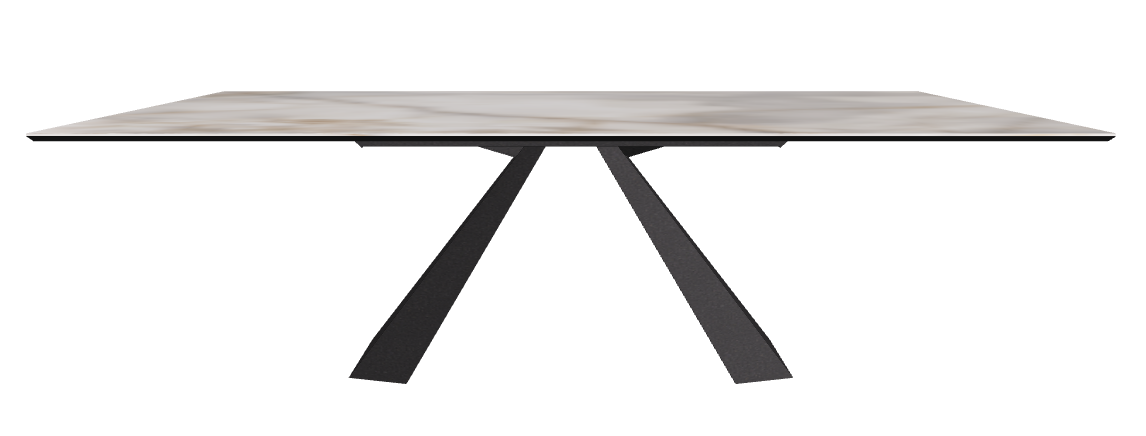 240x120x73h Rectangle Shaped_Alabastro_Black Embossed