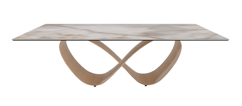 240x120x74h Rectangle Shaped_Alabastro_Brushed Bronze