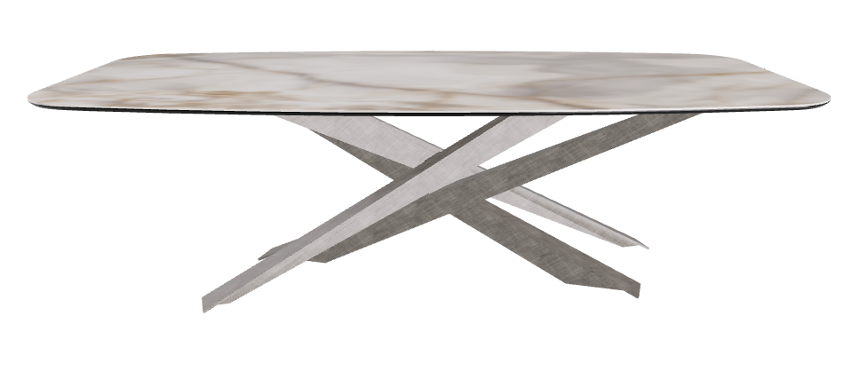240x120x74.5h Barrel Shaped_Alabastro_Brushed Grey