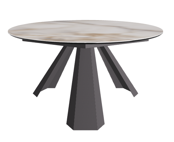 Diameter 140 x Height 73 cm_Alabastro_Graphite Embossed