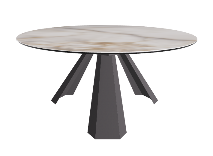 Diameter 158 x Height 73 cm_Alabastro_Graphite Embossed