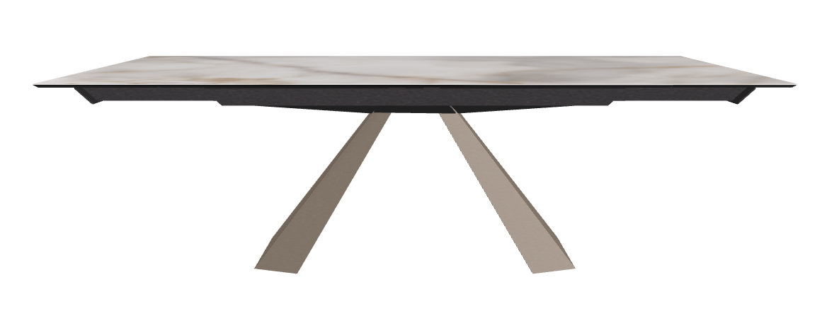 160/236x90x75h Rectangle Shaped_Alabastro_Titanium Embossed
