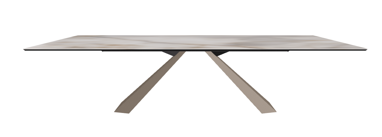 300x120x73h Rectangle Shaped_Alabastro_Titanium Embossed