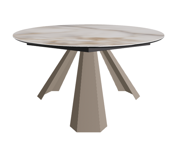 Diameter 140 x Height 73 cm_Alabastro_Titanium Embossed