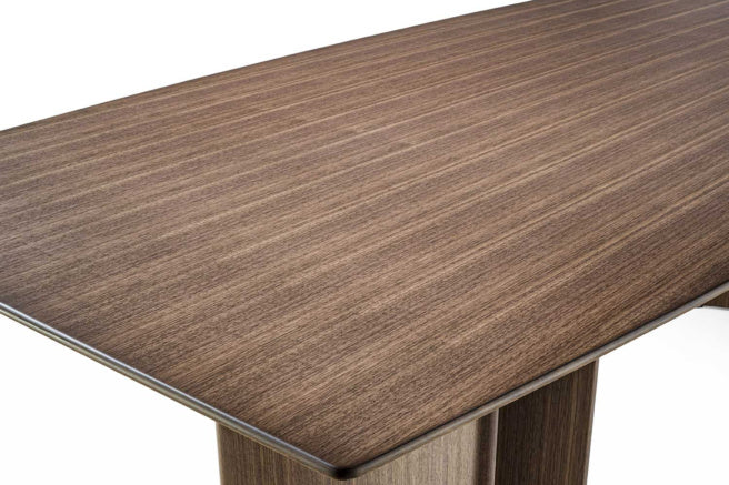 Porada Alan Wood Round & Barrel Shaped Dining Table